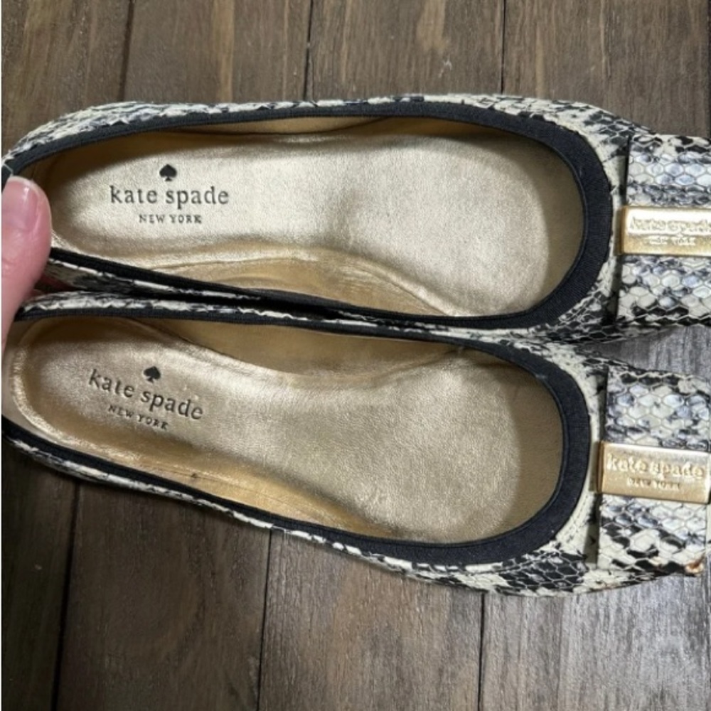 Kate spade python ballet flats - Picture 3 of 3